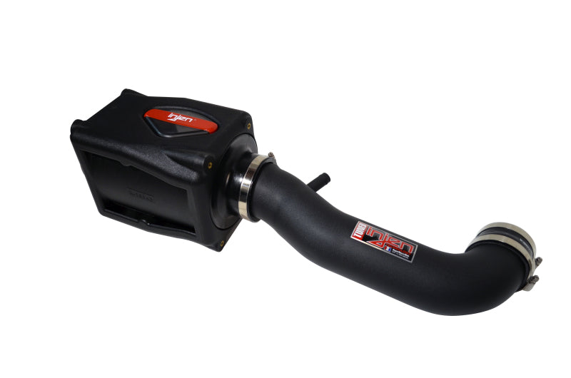 Injen 12-13 Jeep Wrangler JK 3.6L V6 Wrinkle Black Short Ram Intake w/ Power Flow Box - DTX Performance