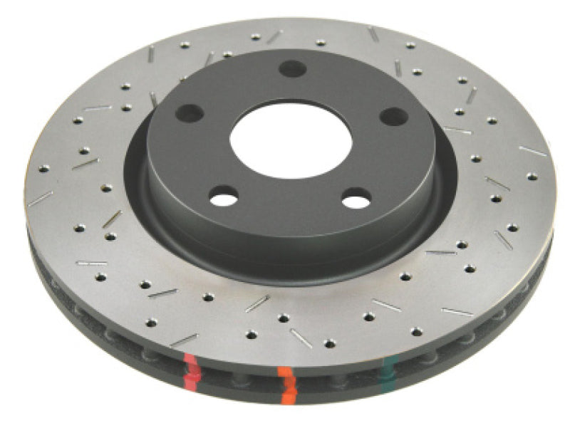 DBA 2020 Chevrolet Corvette C8 Z51 Rear Crossdrilled/Dimpled 4000 XD Series Rotor - DTX Performance