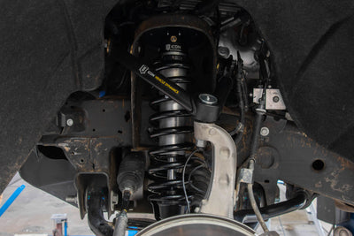ICON 2019+ GM 1500 Tubular Upper Control Arm Delta Joint Kit for high performance auto suspension upgrade.