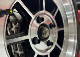 Whiteline Valve Caps(Set of 4) for alloy wheels, enhancing style and protection, available at DTX Performance, a veteran-owned shop.