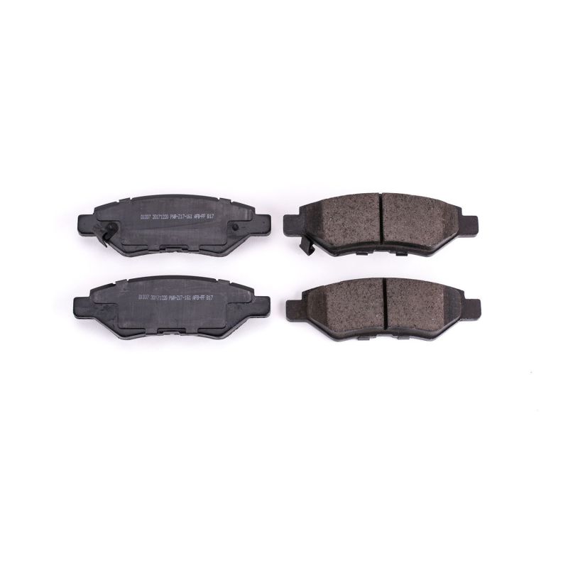 Power Stop 08-14 Cadillac CTS Rear Z16 Evolution Ceramic Brake Pads - DTX Performance