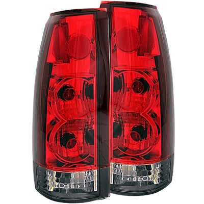 ANZO 1999-2000 Cadillac Escalade Taillights Red/Smoke G2, performance car parts, DTX Performance, high performance auto parts