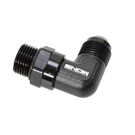 Snow -10 ORB to -10AN 90 Degree Swivel Fitting (Black) for performance car parts - DTX Performance
