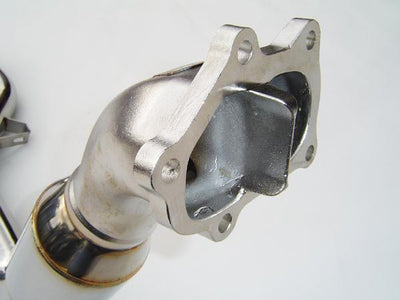 Invidia 05+ MT LGT / 08+ WRX/STi Polished Divorced Waste Gate Downpipe, performance car parts, high performance auto parts