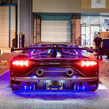 Load image into Gallery viewer, Oracle Universal Dynamic LED Underbody Kit - ColorSHIFT - Dynamic installed on high performance car showcasing underglow lighting
