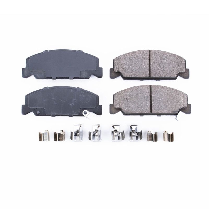 Power Stop 90-00 Honda Civic Front Z17 Evolution Ceramic Brake Pads w/Hardware - DTX Performance