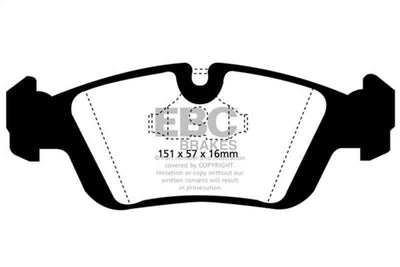 EBC 96-98 BMW Z3 Bluestuff Front Brake Pads for performance car parts and high performance brakes from DTX Performance