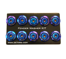 Load image into Gallery viewer, NRG Fender Washer Kit (TI Series) M6 Bolts For Plastic (TI Burn Washer/TI Burn Screw) - Set of 10, performance car parts