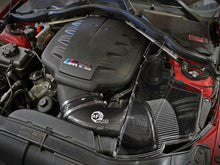 Load image into Gallery viewer, aFe MagnumFORCE Carbon Fiber Air Intake System Stage-2 Pro DRY S 08-13 BMW M3 (E9X) V8 4.0L engine bay view