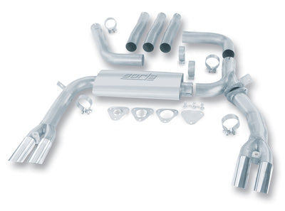 Borla 84-92 Chevrolet Camaro / Pontiac Trans Am 5.0L/5.7L V8 3in Adj SS Cat-Back Exhaust w/ Adapters for performance car parts