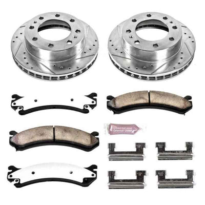 Power Stop 00-05 Cadillac DeVille Front Z36 brake kit for trucks, SUVs; performance upgrades by DTX Performance.