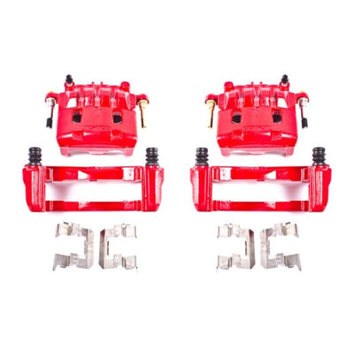 Power Stop 16-17 Subaru Crosstrek Front Red Calipers w/Brackets - Pair, performance car parts, high performance brakes by DTX Performance