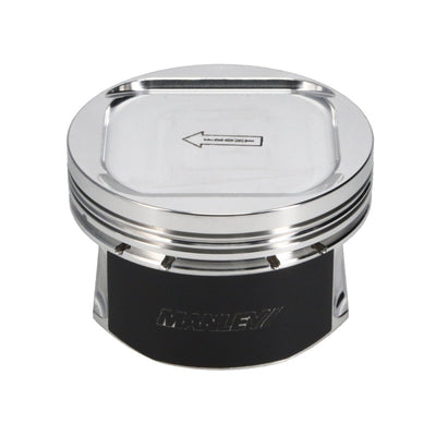 Manley 98+ Subaru WRX (EJ205) STD Stroke 92mm STD Bore 8.5:1 Dish Piston Set with Rings for engine performance upgrades.