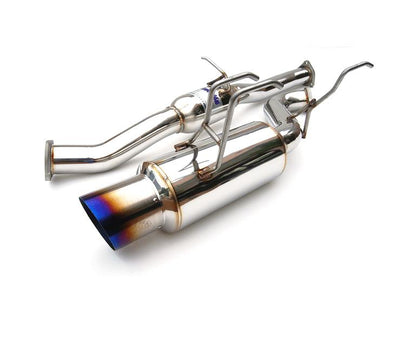Invidia 02-07 WRX/STi 76mm N1 RACING Titanium Tip Cat-back Exhaust for performance upgrades at DTX Performance.