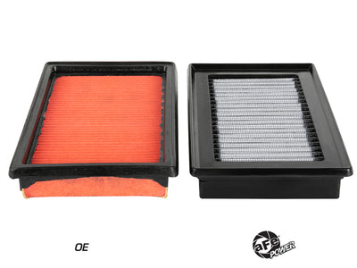 aFe Magnum FLOW Pro DRY S OE Replacement Filter Pair for 14-19 Infiniti Q50 V6 3.5L/3.7L performance car parts