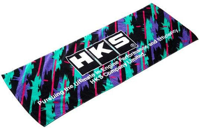 HKS TOWEL SUPER RACING with vibrant design for performance car enthusiasts at DTX Performance, a veteran-owned shop.