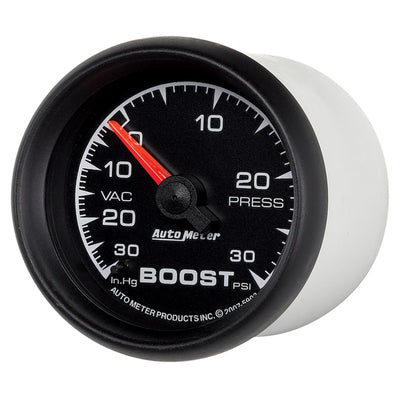 Autometer ES 52mm Boost/Vacuum Gauge for performance car parts by DTX Performance, perfect for engine performance upgrades, tuning, and racing.