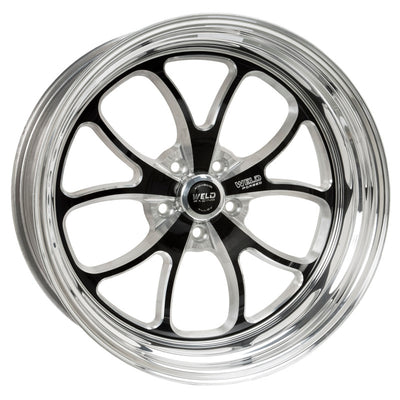 Weld S76 20x12 / 5x115mm BP / 6.75in. BS Black Wheel (3.18 ID High Pad)