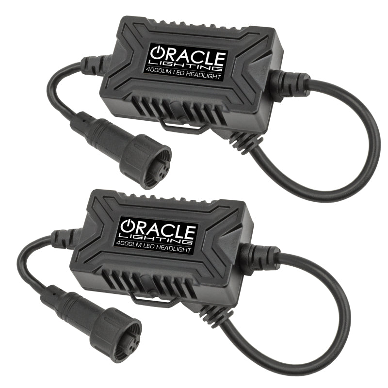 Oracle 9012 4000 Lumen LED Headlight Bulbs (Pair) - 6000K high-performance car parts by DTX Performance