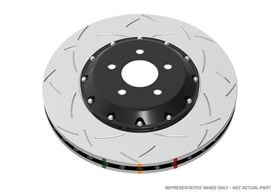 DBA 97-04 Corvette C5/C6 Front Slotted 5000 Series 2 Piece Rotor Assembled w/ Black Hat