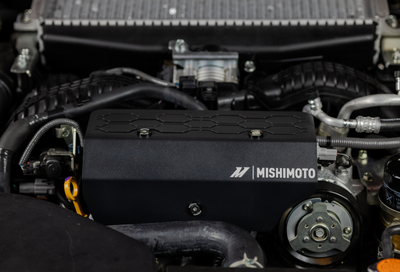 Mishimoto 2022+ Subaru WRX Pulley Cover Black, performance car parts, DTX Performance, engine performance parts, high performance auto parts.