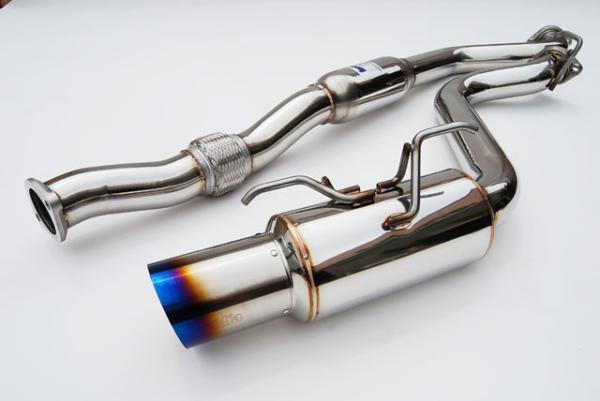 Invidia 08+ WRX Hatch 76mm REGULAR Titanium Tip Cat-back Exhaust for performance upgrades