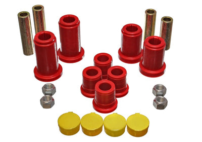 Energy Suspension 98-99 Tahoe/Yukon/Denali / 98-95 K5 Blazer 4WD Red Front End C/A Bushing Set - performance car parts