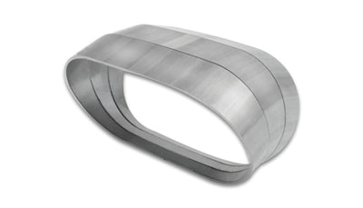 Vibrant Vertical 304 SS Oval Pie Cuts 4.0in OD Tight 45 Degree Elbow; performance car parts; DTX Performance; engine performance parts