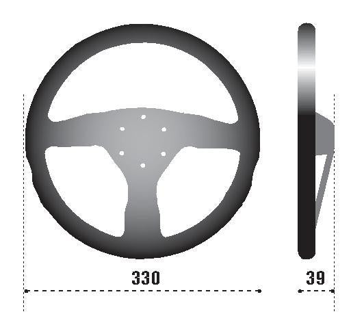 Sparco Steering Wheel 383 Suede Black; performance car parts, DTX Performance, aftermarket performance parts, high performance auto parts