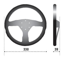 Load image into Gallery viewer, Sparco Steering Wheel 383 Suede Black; performance car parts, DTX Performance, aftermarket performance parts, high performance auto parts