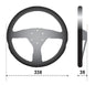 Sparco Steering Wheel 383 Suede Black; performance car parts, DTX Performance, aftermarket performance parts, high performance auto parts