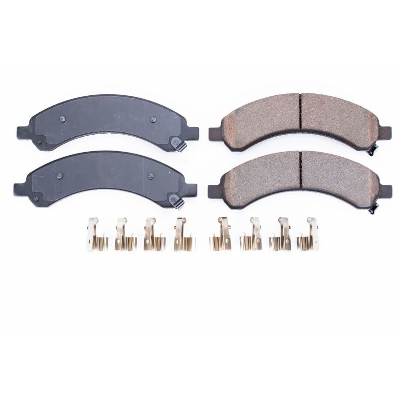 Power Stop 03-09 Chevrolet Express 3500 Rear Z17 Evolution Ceramic Brake Pads w/Hardware - DTX Performance