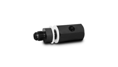 Vibrant -8AN Roll Over Valve for performance car parts by DTX Performance, ensuring fuel containment for safety and compliance in racing.