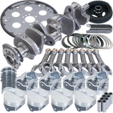 Eagle Chevy 350 2Pc 3.480in Crank 5.700in I-Beam Rods Cast -7cc 4.030in Pistons Balanced Assembly