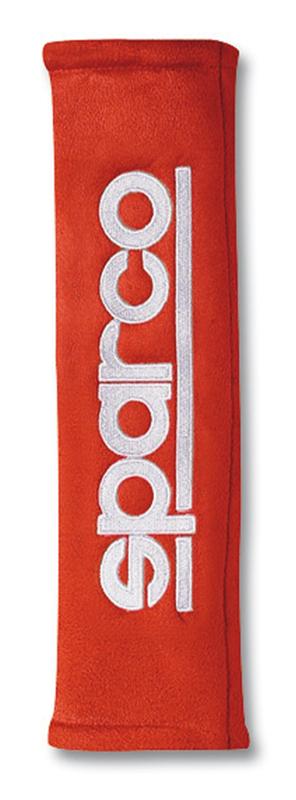 Sparco Belt Pad 2In Alcantara Red for performance car parts and upgrades by DTX Performance, perfect for tuning and high performance needs.