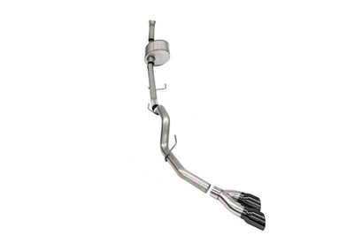 Corsa 2021-2025 Ford F-150 SuperCab/6.5in Bed 5.0L V8 Xtreme Cat-Back Single Side Exit-Black PVD exhaust system