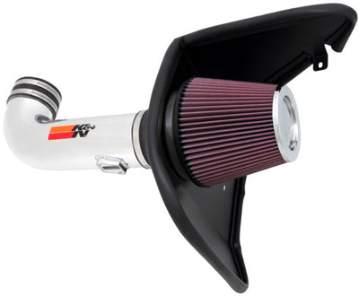 K&N 10 Camaro 6.2L V8 Polished Typhoon Short Ram Intake performance car part