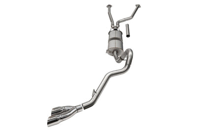 Corsa 22-25 Toyota Tundra 4WD 3in Sport Cat-Back Side Exit Exhaust System with Twin 4in Polished Tips - DTX Performance auto parts