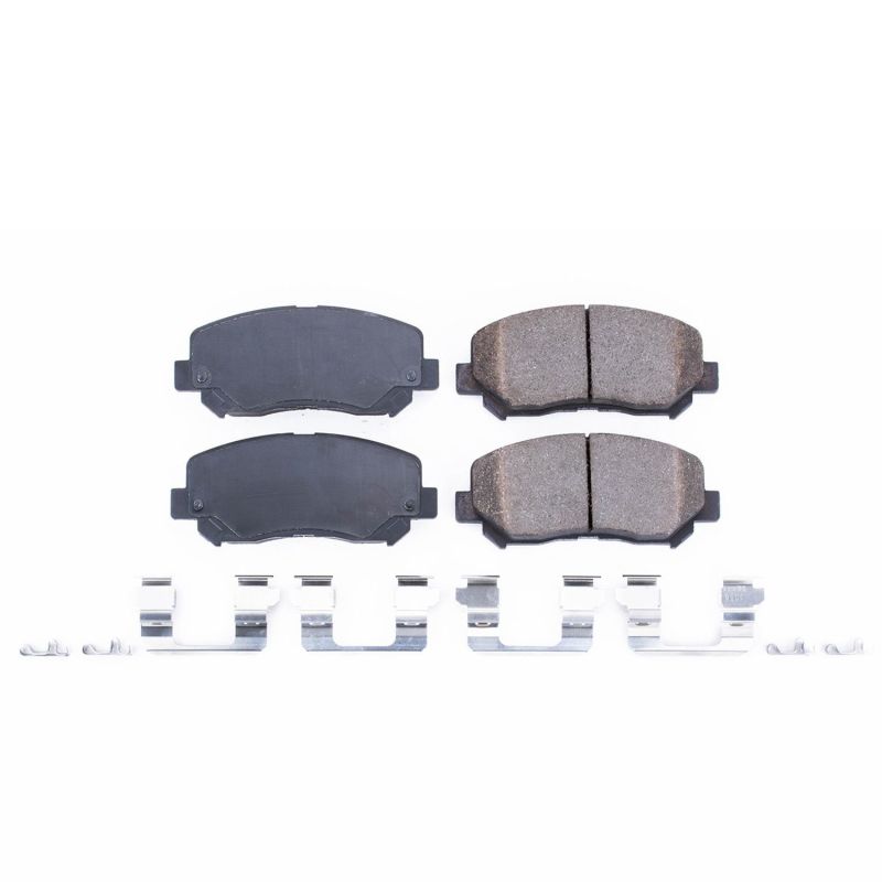 Power Stop 15-17 Chrysler 200 Front Z17 Evolution Ceramic Brake Pads w/Hardware - DTX Performance