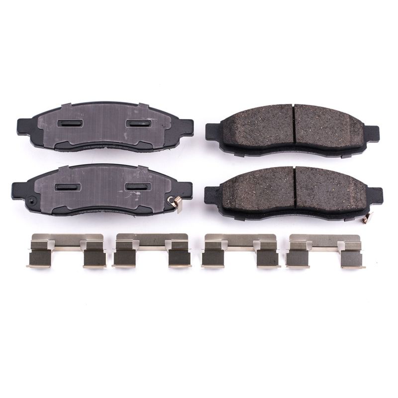 Power Stop 04-05 Infiniti QX56 Front Z17 Evolution Ceramic Brake Pads w/Hardware - DTX Performance