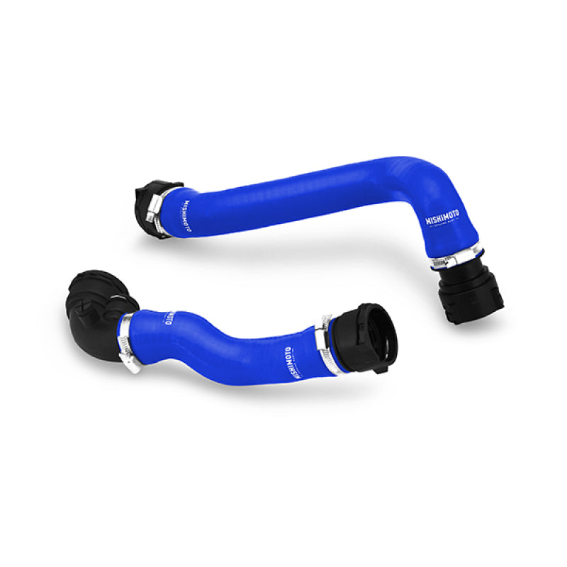 Mishimoto 99-06 BMW E46 Non-M Blue Silicone Hose Kit for performance upgrades at DTX Performance, enhancing engine performance.