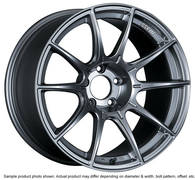 SSR GTX01 18x9.5 5x114.3 22mm Offset Dark Silver Wheel Evo 8 9 X / G35 / 350z / 370z, performance car tuning