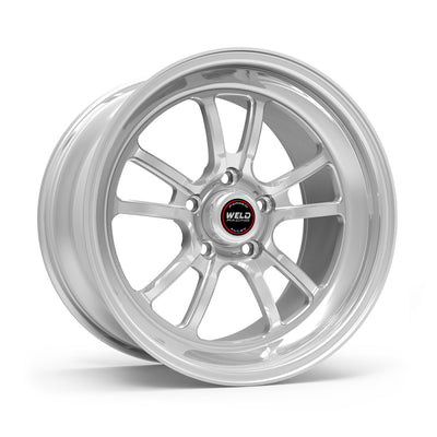 Weld S70 RT-S 17x11in / 5x120.65 BP / 7.7in. BS - Polished Center - Polished Shell Wheel