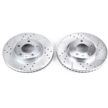 Load image into Gallery viewer, Power Stop 07-08 Ford Edge Front Evolution Drilled &amp; Slotted Rotors - Pair - DTX Performance