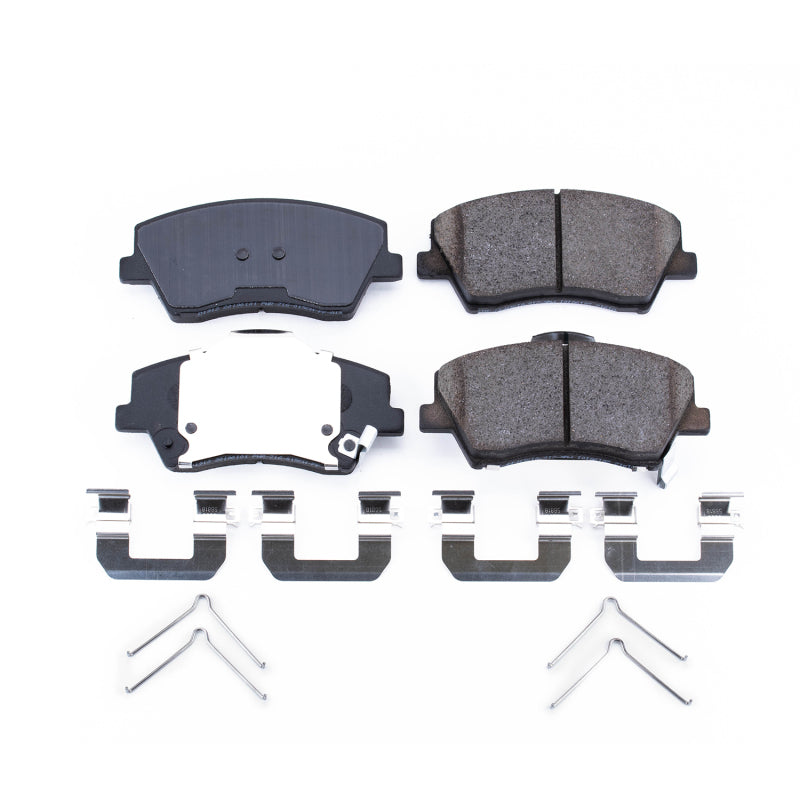 Power Stop 17-19 Hyundai Elantra Front Z17 Evolution Ceramic Brake Pads w/Hardware - DTX Performance