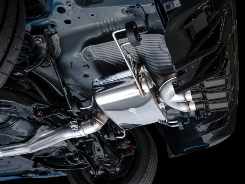 AWE Tuning 2023 Honda Civic Type R FL5 Touring Edition Exhaust w/ Triple Diamond Black Tips - DTX Performance