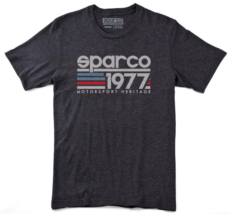 Sparco T-Shirt Vintage 77 Chrcl Med, perfect for high performance car enthusiasts and sold by veteran owned DTX Performance shop.