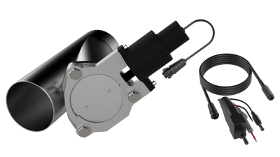 QTP 3.5in Bolt-On QTEC Electric Cutout Valve - Single for high performance auto parts