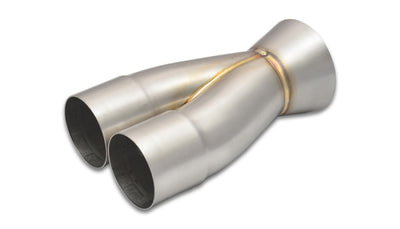 Vibrant 2-1 SS Merge Collectors (2-1/2in Inlet Slipover ID 3-1/2in Outlet OD) - Sold Individually for high performance car parts