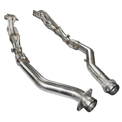 Kooks 12+ Jeep Grand Cherokee 6.4L 1-7/8in x 3in SS Longtube Headers w/Green Catted Connection Pipes, performance exhaust headers